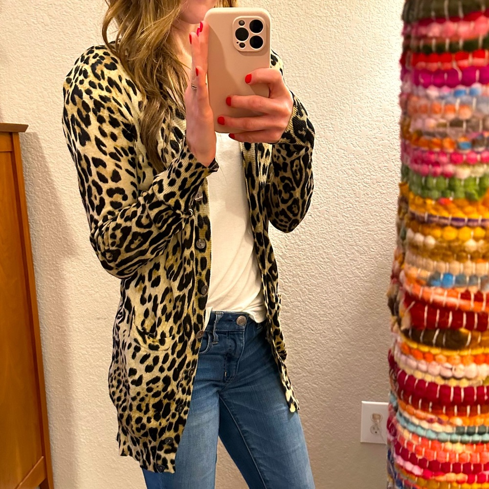 Leopard cardigan